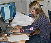 One of the young writers