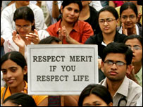 आरक्षण विरोधी छात्र