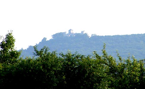 Near Krzeszowice there is a ruined castle