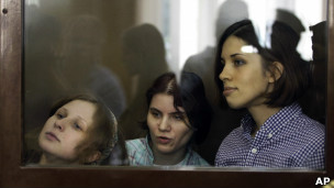 осужденные участницы Pussy Riot