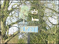 Village sign