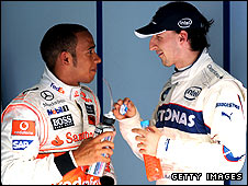 رابرت کوبیتسا و لویس همیلتون