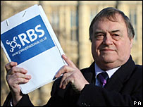 John Prescott with petition