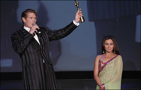 David Haselhoff with Rani Mukerji