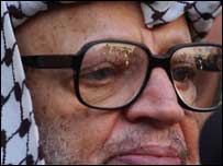 फ़लस्तीनी नेता यासिर अराफात