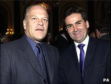 Richard Keys and Andy Gray, the two Sky Sports commentators (picture: PA)