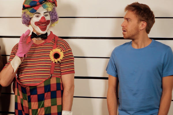 Shot from Russell Howard's Good News series 3