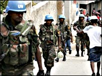 हैती में श्रीलंकाई सैनिक