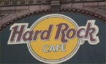 Hard Rock cafe sign