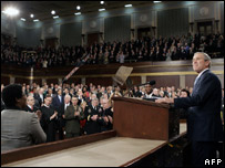 جورج بوش در کنگره آمريکا 