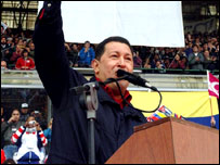 वेनेज़ुएला के राष्ट्रपति ह्यूगो शावेज़