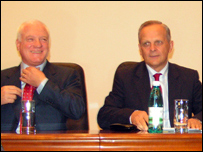 Theodor Stolojan şi Valeriu Stoica