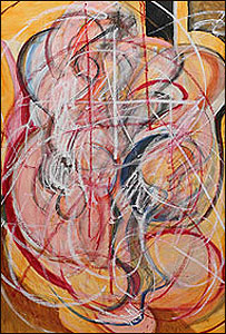 'Homage to Francis Bacon: Triptych I', de Nasser Azam