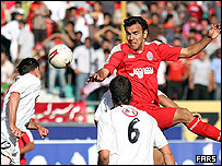 بازی پرسپولیس تهران و برق شیراز