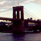 The Brookyln bridge in New York