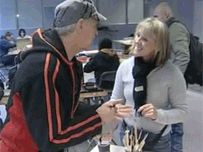 Volunteers and guests at the Crisis Open Christmas