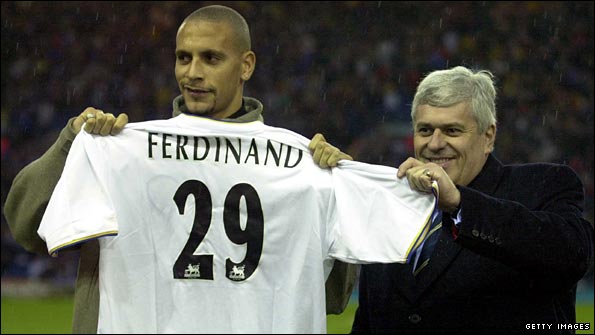 Rio Ferdinand and Peter Ridsdale