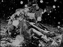 The wreckage of the crash (07/02/58)