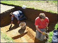 Archaeological excavation