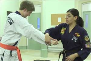 Mumtaz Khan with Ju-Jitsu fighter