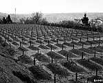 View of the cemetery at the Hadamar Institute, where victims of the Nazi euthanasia program were buried in mass graves. © United States Holocaust Memorial Museum (USHMM)