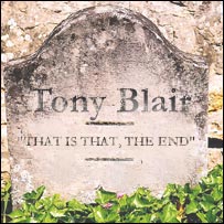 Blair's gravestone
