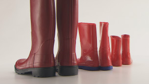 Some wellington boots