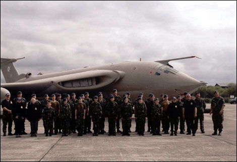 Air cadets at the Elvington air show in 2007 470