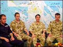 Gözlatındaki İngiliz askerleri