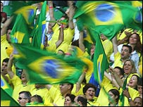Brezilya taraftarları