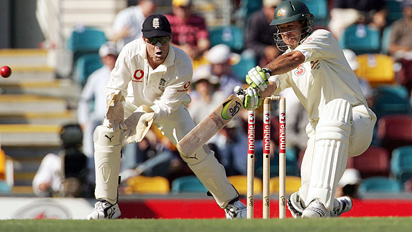Batting against England, November 2006