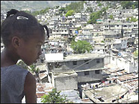 Morador de Porto Príncipe, no Haiti