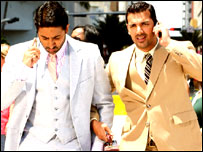 जॉन अब्राहम और अभिषेक बच्चन