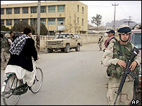 قندھار میں حالیہ بم دھماکے کے بعد کا منظر(فائل فوٹو)