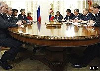 مذاکرات آمریکا و روسیه در مسکو