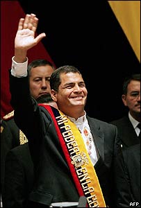 Presidente do Equador, Rafael Correa