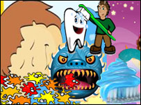 سفيد دندانک با دوستانش