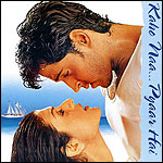 Hrithik Roshan and Amisha Patel in Kaho Na Pyar Hai