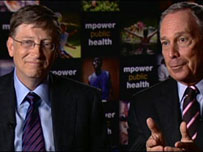 Bill Gates e Michael Bloomberg