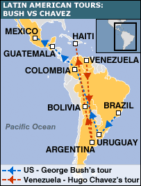 Bản đồ Châu Mỹ Latin