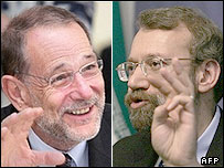 لاريجانی و سولانا