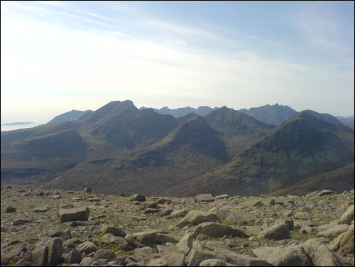 From the summit of the Big Red Hill