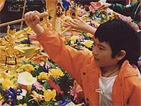 Celebrating a Buddhist festival in Britain