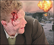 United keeper Harry Gregg (Branwell Donaghey)