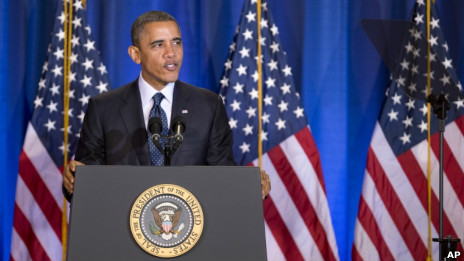 奧巴馬在位於麥克納爾堡的國防大學就核不擴散話題發表講演(03/12/2012)