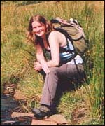 A walker in the countryside