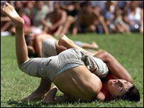 کشتی گير نا بينا 