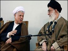 رفسنجانی و خامنه ای