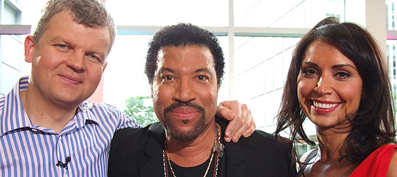 Lionel Richie with Adrian and Christine