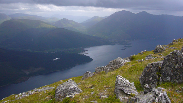 view from Mam Na Gualainn (Image courtesy of Duncan Francey)